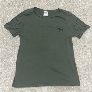 PINK Victoria's Secret Green T-Shirt